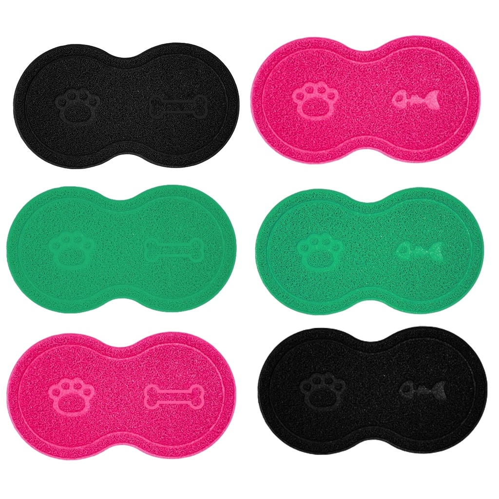 Tapete Para Pet Comedouro Dog Ração Água 46cm X 26cm