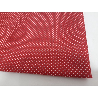 Tecido Vermelho Poa 2 20 X 1.00