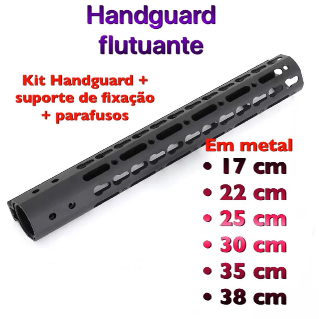 Handguard Keymod Airsoft Escorrega o Preço