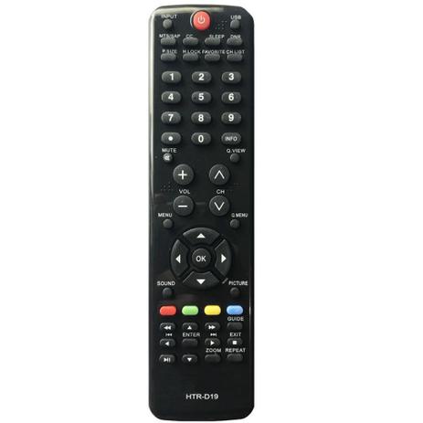 Controle Para Tv h-buster Lcd  Htr-d19/hbtv-32d01hd/42d01hd 7963 em Oferta na Shopee