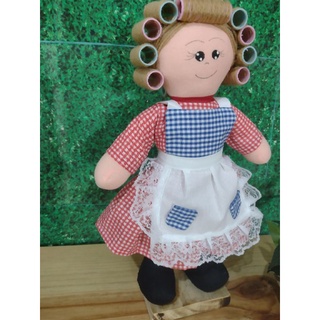 Boneca de pano Dona Florinda/Boneca de Pano/Florinda/Boneca Artesanal