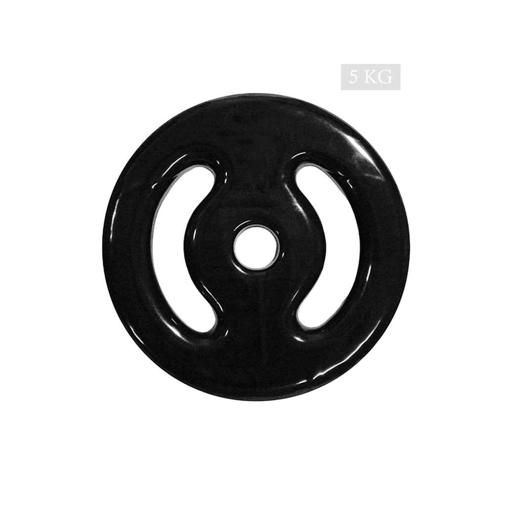 Anilha 5kg Emborrachada PVC Furo Standard