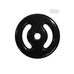Anilha 5kg Emborrachada PVC Furo Standard
