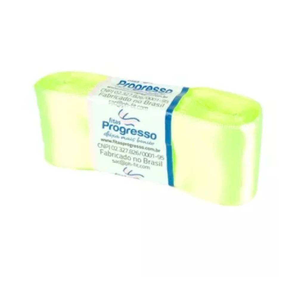 Fita de Cetim Progresso 38mm nº9 10m 280 Verde Cítrico - 1un em Oferta na Shopee