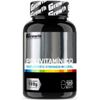 Polivitamínico Mastigável Growth - 120 Comprimidos - Growth Supplements