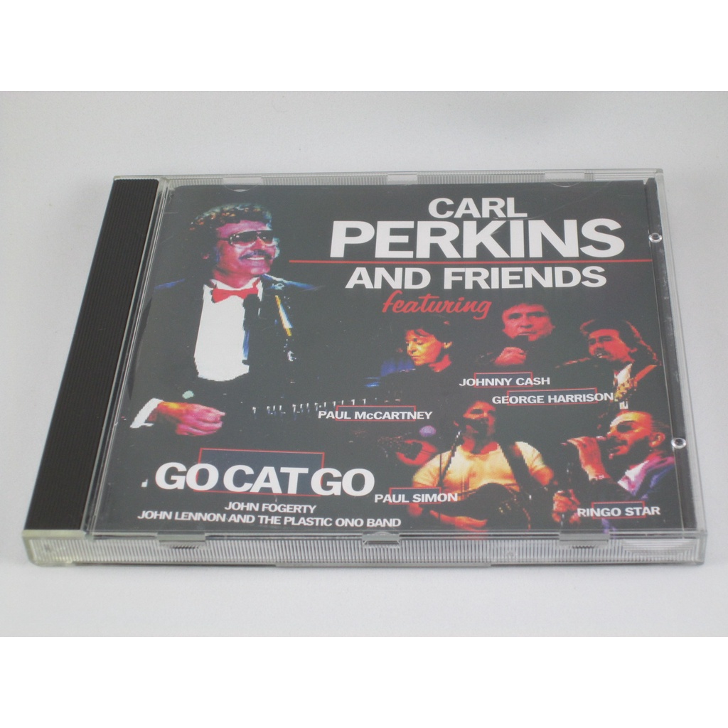 Carl Perkins and Friends - Go Cat Go - CD Importado Bono Vox George Harrison McCartney Lennon Ringo Fogerty Tom Petty EX+ Ref. 2067