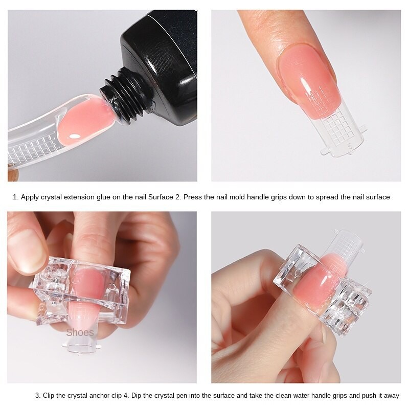 Presilha Acrílico  para Molde f1 Gel Polly Gel Manicure - UNIDADE