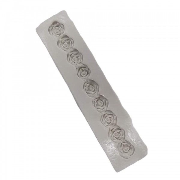 Molde De Silicone Cordão De Rosas Gabriela Molde Para Confeitaria Molde Para Biscuit 863