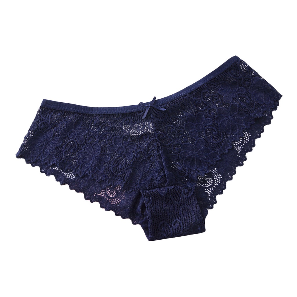 blue lace panties