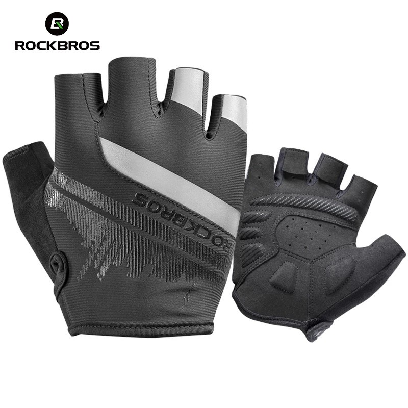 Rockbros Luvas Para Ciclismo Primavera Verão À Prova De Vento Reflexivo Tela Sensível Ao Toque Antiderrapante em Oferta na Shopee