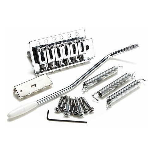 Ponte Para Guitarra Strato 12 Parafusos Escudo Jack Plate