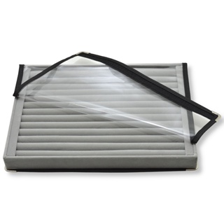 Bandeja Grande Para Anel - Até 150 Anéis - Modelo Rolinho Veludo Com Capa em Oferta na Shopee