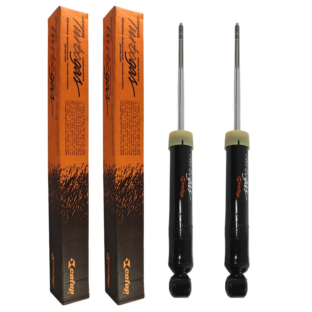 Par De Amortecedor Traseiro Corsa 1.0 1.4 1.6 de 1994 a 2002 Corsa Classic VHC VHCE de 2002 a 2010 Corsa Novo 1.0 1.4 1.8 8v VHC de 2002 em diante Prisma 1.0 8v VHCE de 2006 a 2010 Celta 1.0 1.4 8v de 2001 em diante Original Cofap