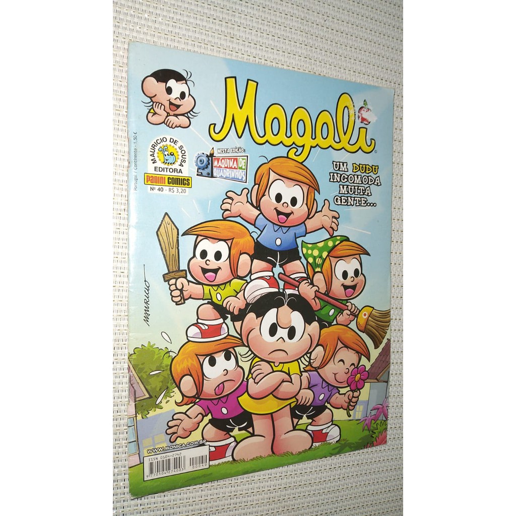 Gibi Magali Nº 40 Panini Comics 2562 Shopee Brasil 4488