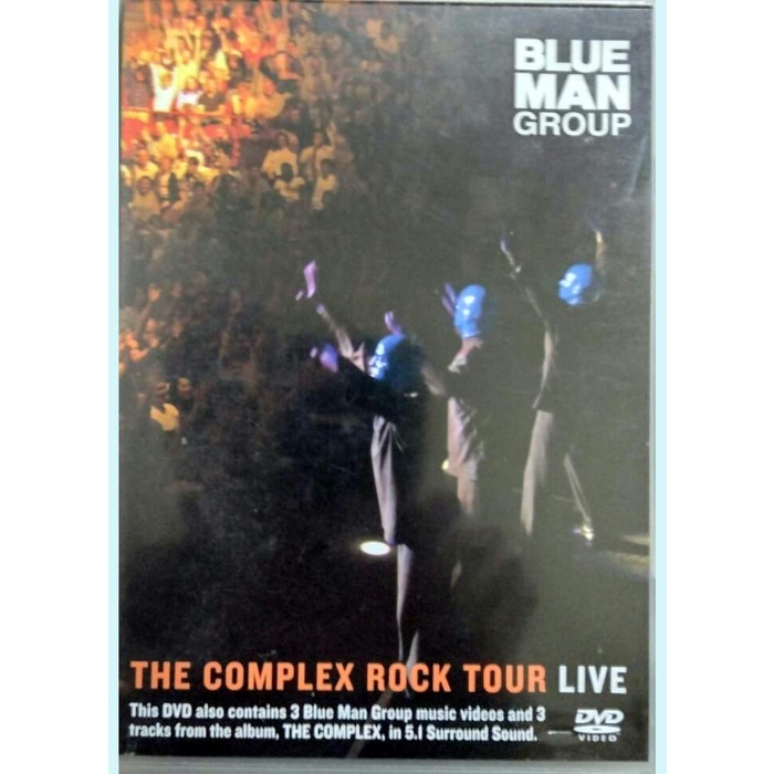 Dvd Duplo Blue Man Group The Complex Rock Tour Live 2003