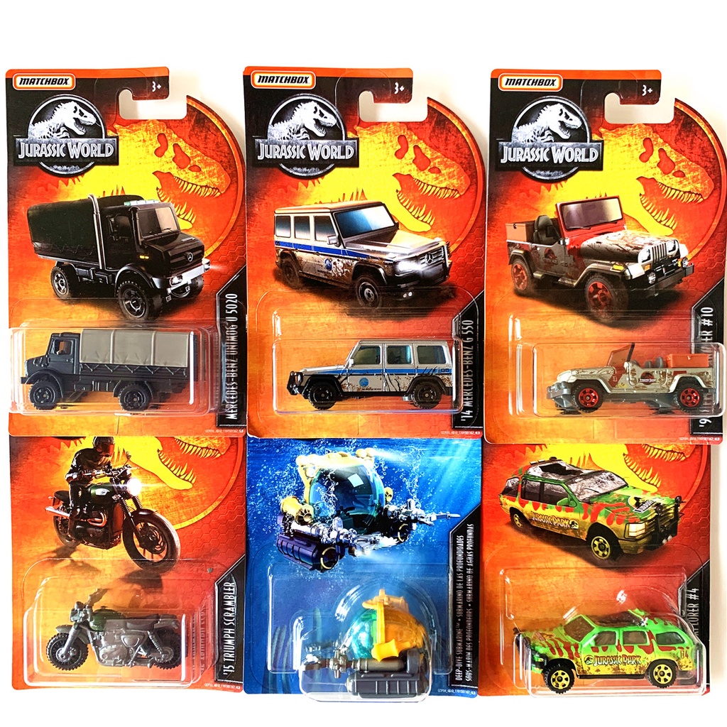 Matchbox Modelo De Carro De Liga Com Caixa De Jogo Jurassic Park/Versão  Mesmo/FMW90/12 Mercedes-Buenz | Shopee Brasil