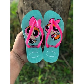 Chinelo infantil feminino modelo slim macio promoção kids estampas variadas
