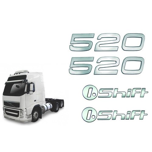Kit Letreiro I.shift E 520 Volvo Fh A Partir De 2010