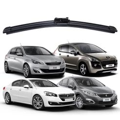 Par Palheta Limpador Parabrisa Dianteiro Peugeot 3008, 308, 408 e 508
