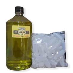 kit 1 óleo de unção Essência de MIRRA de 1 litro + 1 pacote com 50 frasconetes de 5ml cada.