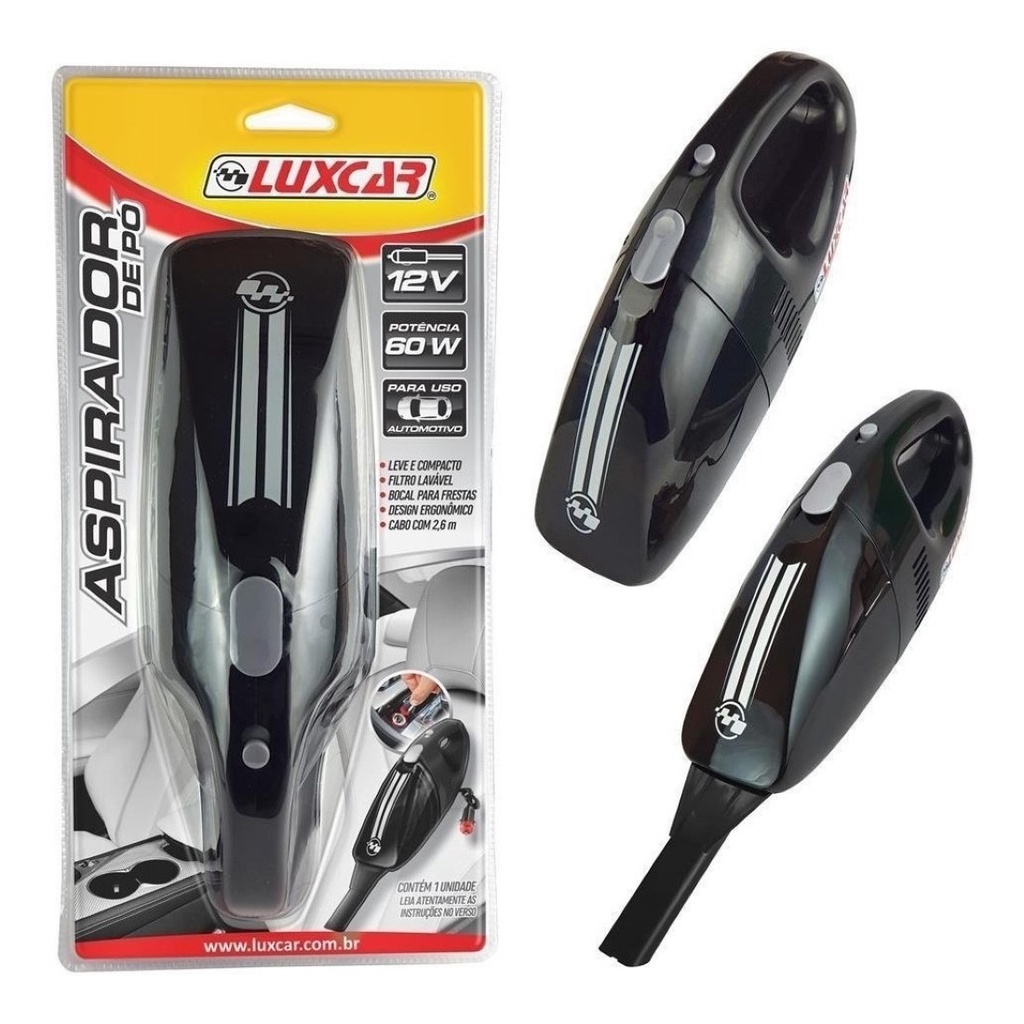 Mini aspirador de pó automotivo luxcar 12v - Spare Parts and Accessories for Vehicles