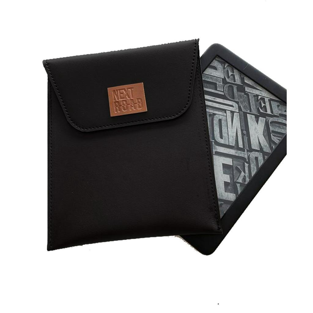 Capa Case Para Kindle Couro Sintético Preto