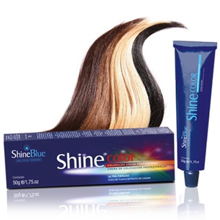 Coloração Shine Blue Todas as Cores 50g Tintura Tinta em Oferta na Shopee