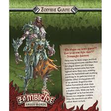 Zombicide Black Plague/Green Horde - abominação Zombie Giant