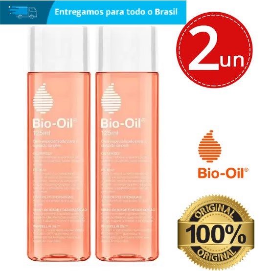 Kit Óleo Corporal Bio-Oil 125ml Cicatrizes Estrias 02un em Oferta na Shopee