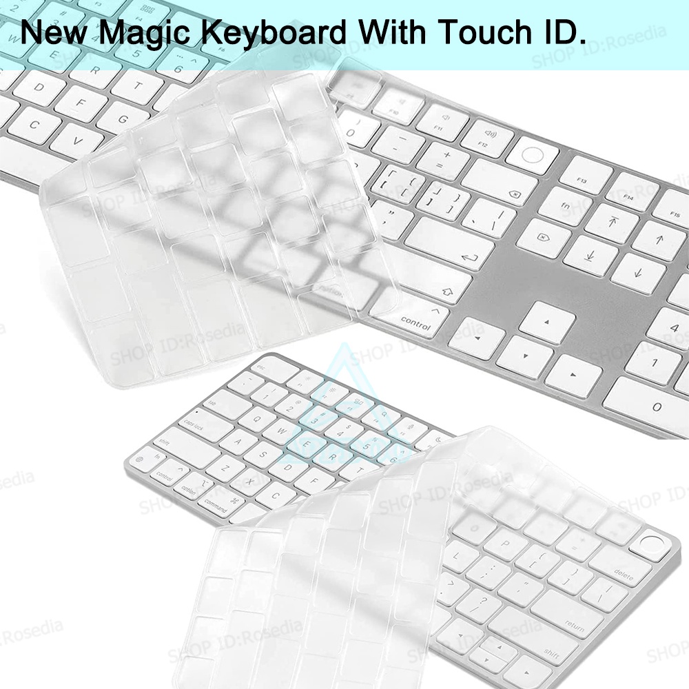 NEW 2021 Magic Transparent US Keyboard Cover A2449 A2450 A2520 A1843 For Apple imac Keyboard