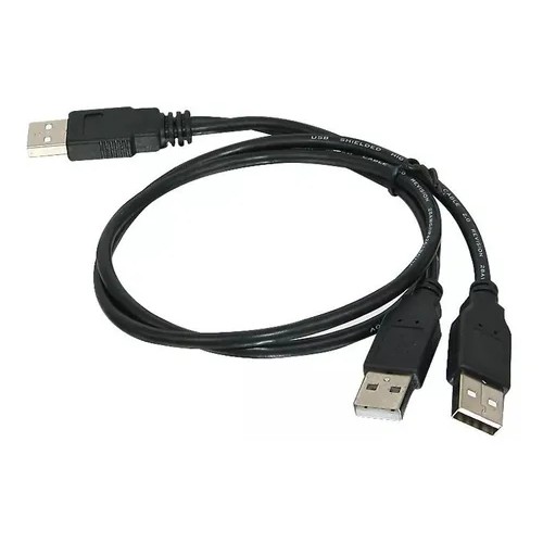 Cabo Y 1 Usb Macho X 2 Usb Macho P/ Case Hd Externo 2.0