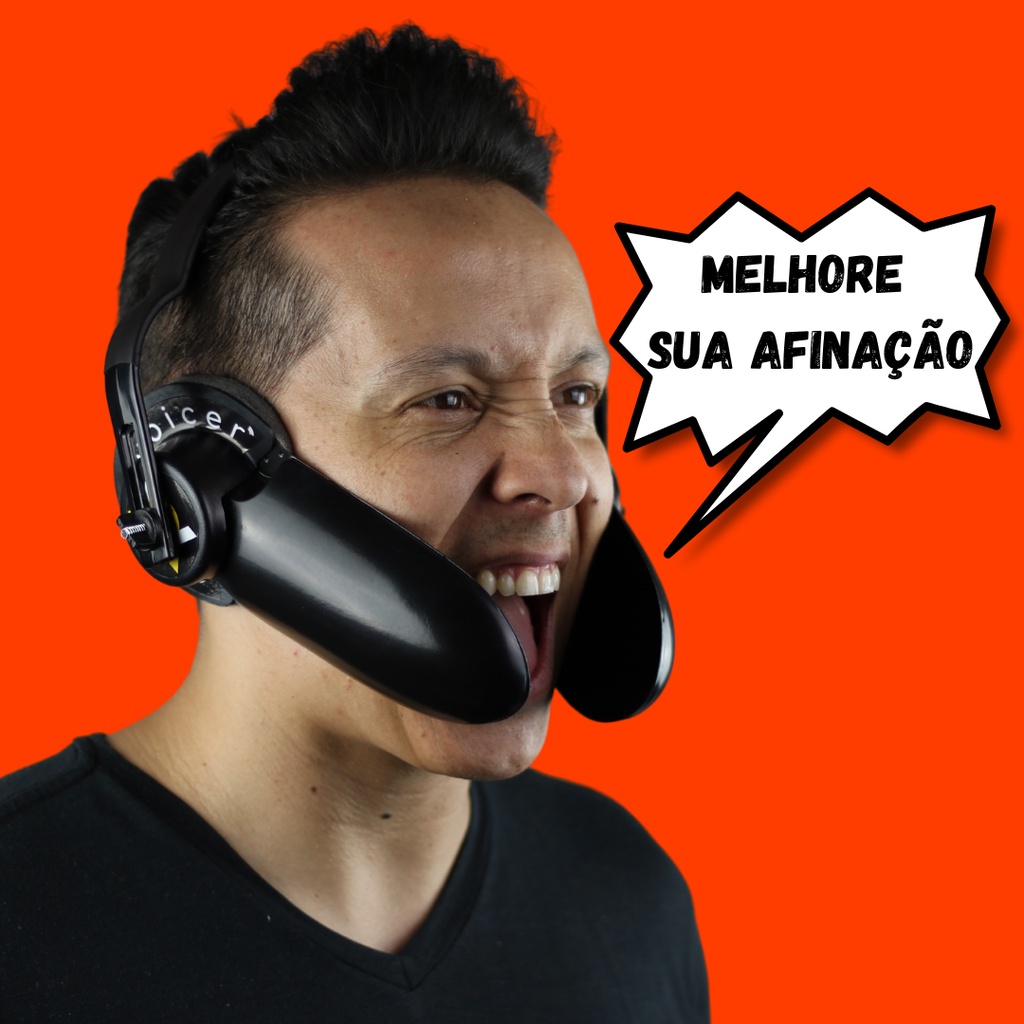 Retorno Auditivo - Modelo Mid - Fone de monitoramento vocal - Monitor vocal - Retorno Vocal Acústico