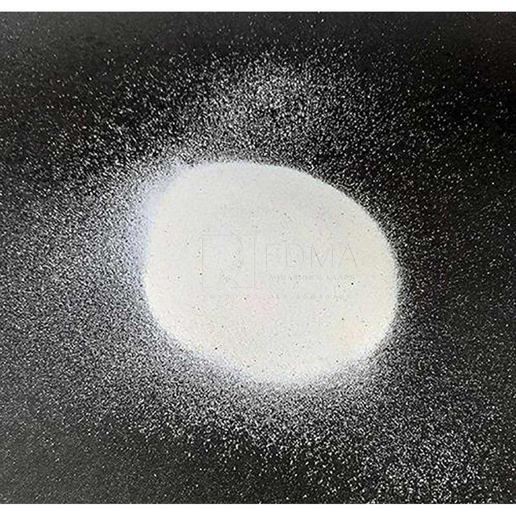 Areia de Duna Super Fina e Clara Saco 10kg para Aquários Lagos e Jardins