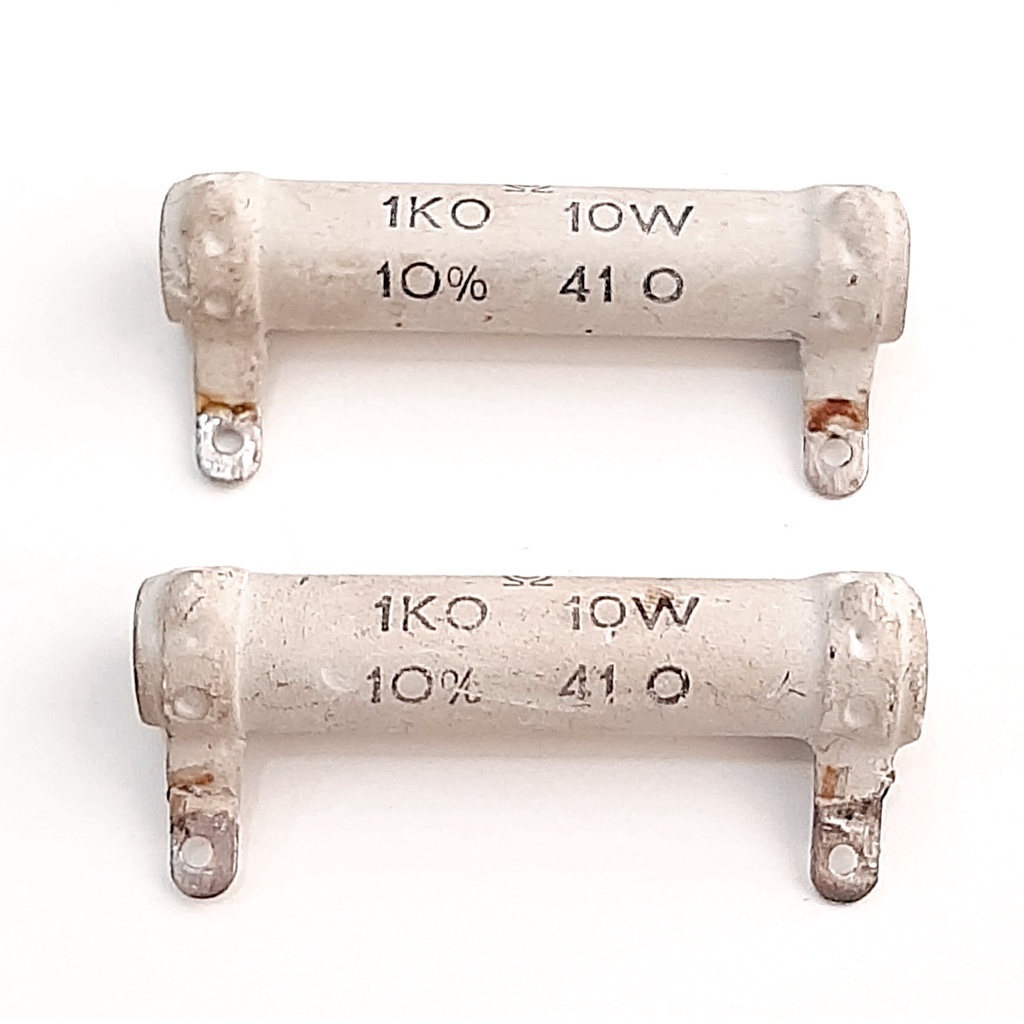 Kit 02 Resistor Fio 1K0 1K 10W 10% - Constanta