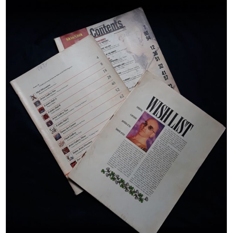 Revista de tatuagem. lote Revistas tattoo. Kit Revistas tatuagens inglês. revistas tatoo importadas