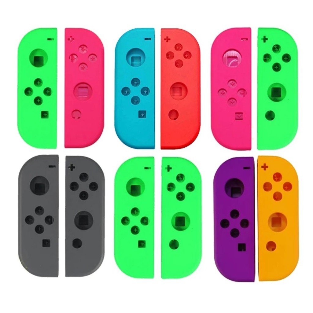 Case Shell Carcaça Joycon Diversas Nintendo Switch