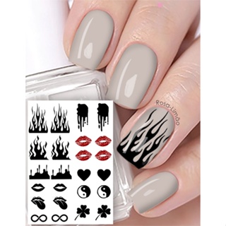 24 peliculas de unha FOGO fire infinito trevo em Oferta na Shopee