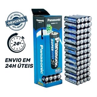 Pilha AA Panasonic Super Hyper UM-3SH Cilíndrica - 52 unidad em Oferta na Shopee