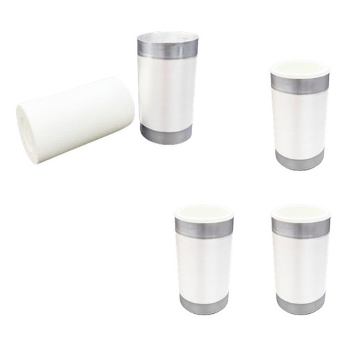 Porta Latão Cerveja 473ml Kit 4 Alumínio caneca copo Térmico C/ Isopor