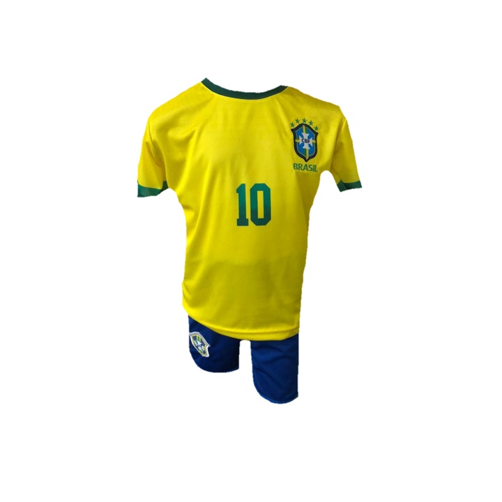T-shirt and Short Brazil Tamanho 10Aninho Blusa E Short Do Brasil 10years 