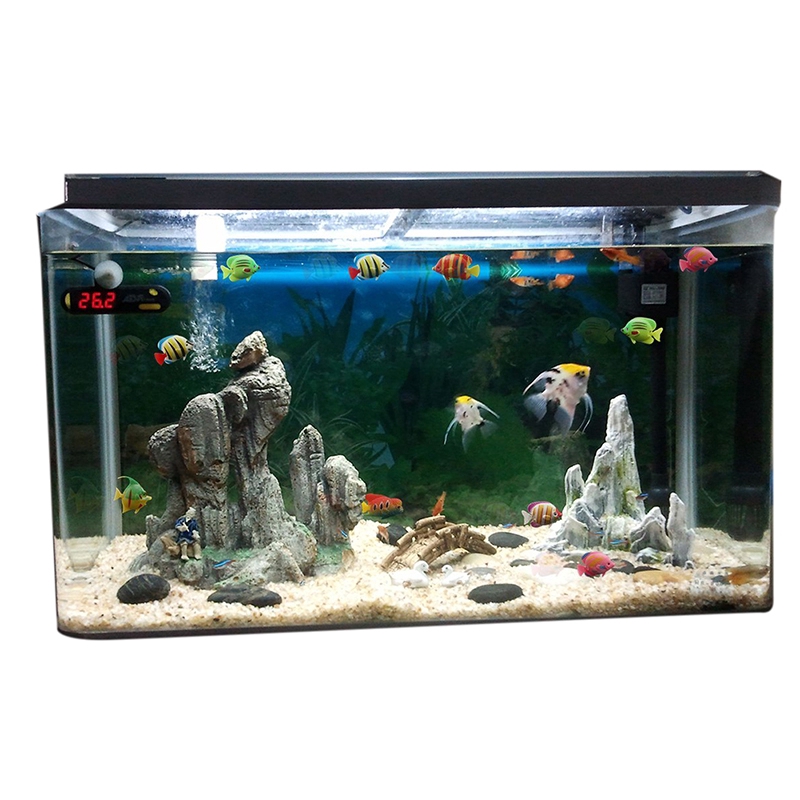 Aquário Tanque De Plástico Artificial Para Natação / Decoração De