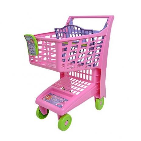 Carrinho De Compras Infantil Mercado Market Rosa Magic Toys