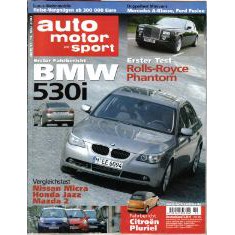 AUTO MOTOR UND SPORT * BMW 530i * NISSAN MICRA * MAZDA 2