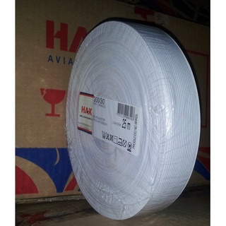 *10 metros de  Elástico chato  branco 25 mm -  (2,5 cm)