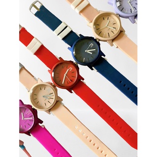 relógio de pulso feminino ponteiro pulseira silicone lindo pronta entrega promoção relogio