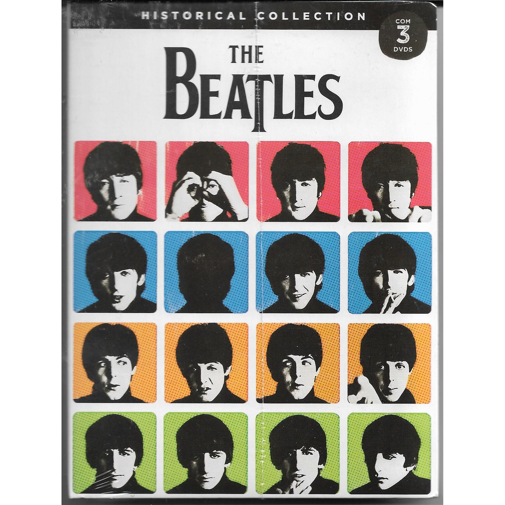 DVD Triplo Lacrado The Beatles - Historical Collection - Digipack Original Novo Lacrado De Fábrica