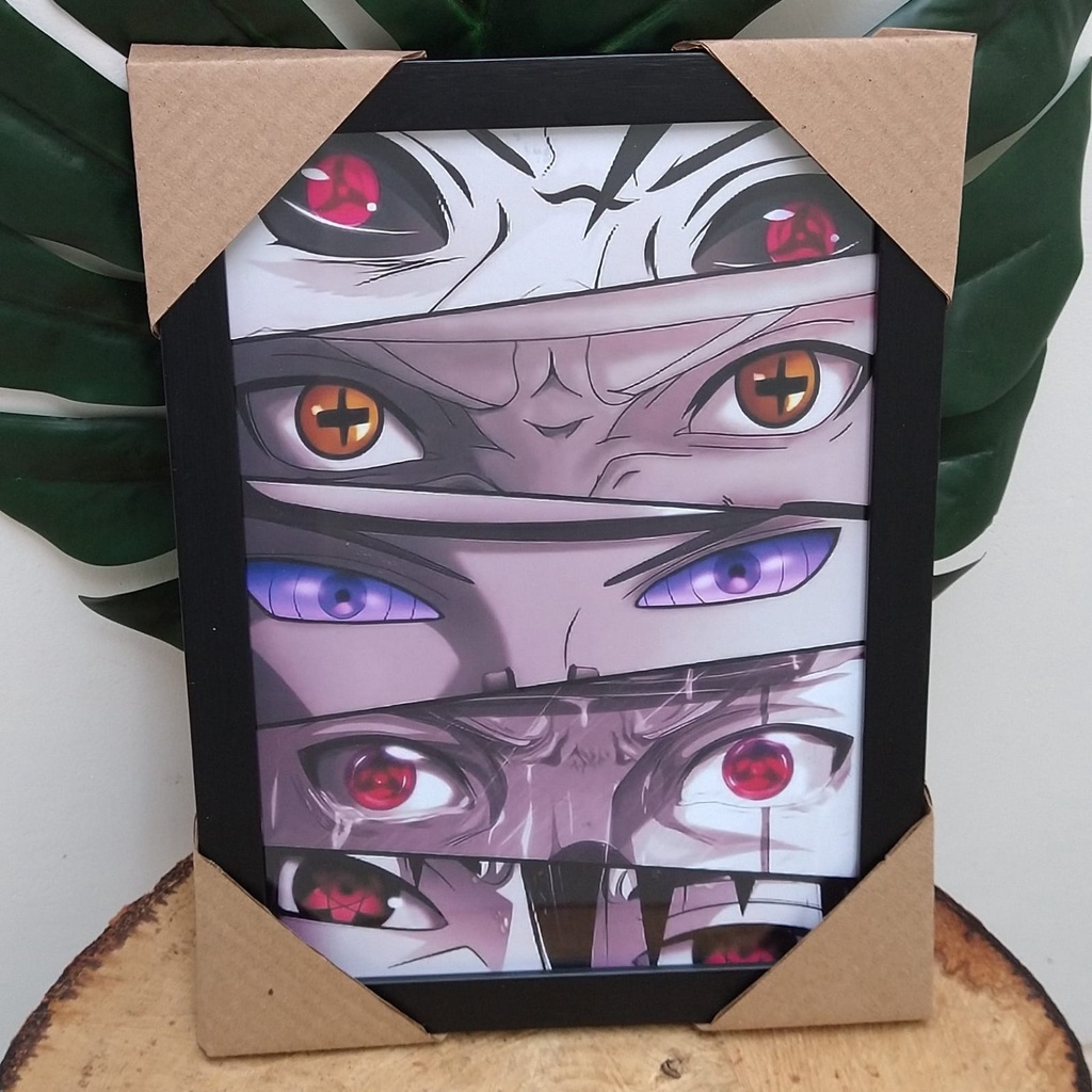 Quadro decorativo Poster Pain Akatsuki Desenho Anime Arte Naruto