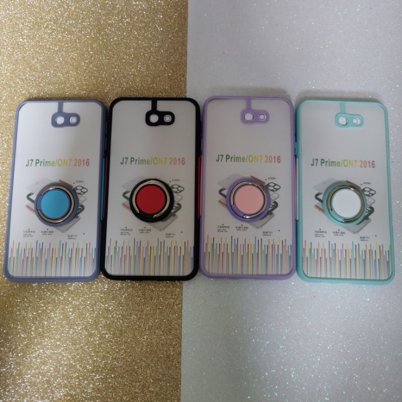J7 Prime / On7 2016 Capinha Capa anti-impacto com Pop Anel para Celular Samsung