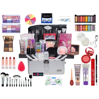 Maleta Maquiagem Completa Ruby Rose Kit Pinceis Macrilan