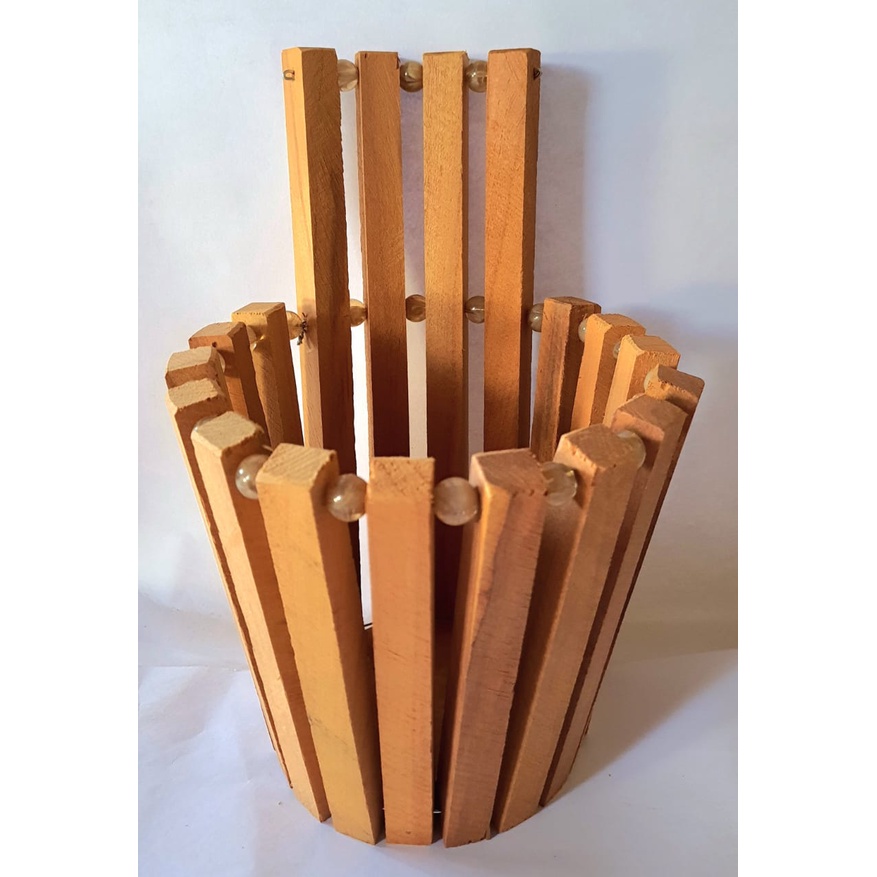 Cachepot/cachepô Madeira Peroba Rosa Modelo Parede 25x16 Kit Com 3 Unidades